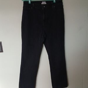 L.L. Bean Women's Classic Fit Black Jeans Size 16